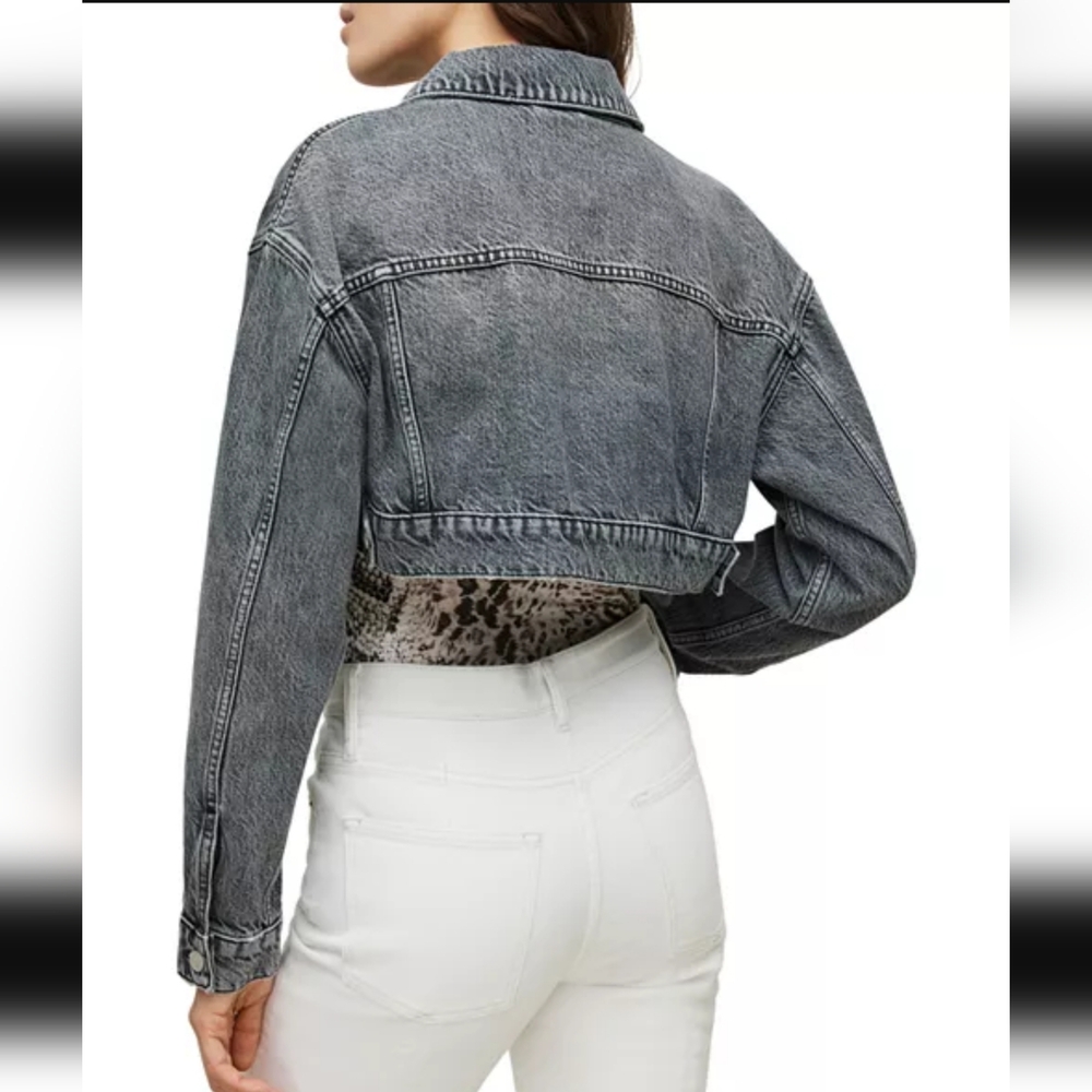 ALLSAINTS cropped jacket - Picture 3 of 5